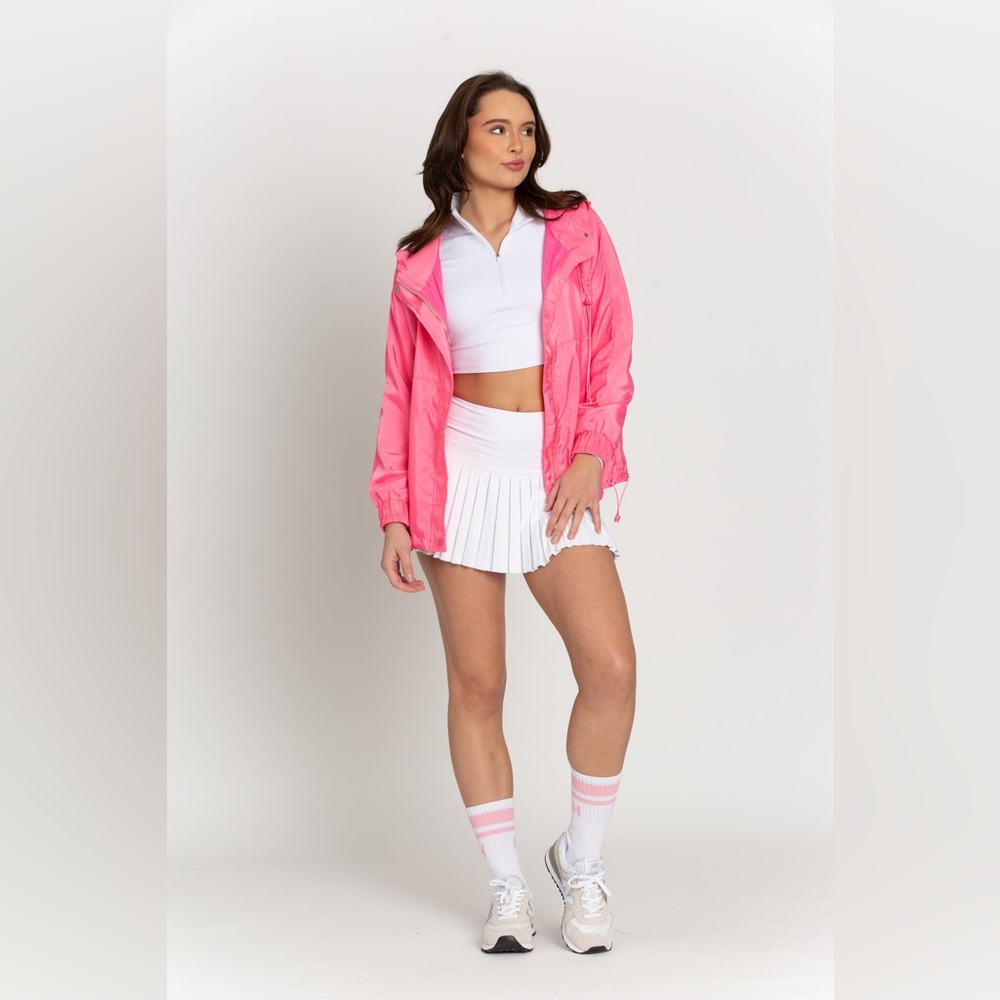 COPY - Gold Hinge Off-White Pleated Tennis Skirt